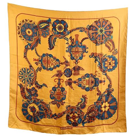 Vintage Hermes cendrillon Twill Silk Scarf by Karin Svildens 